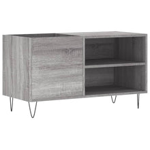 Platenkast 85X38X48 Cm Bewerkt Hout Grijs Sonoma Eikenkleurig
