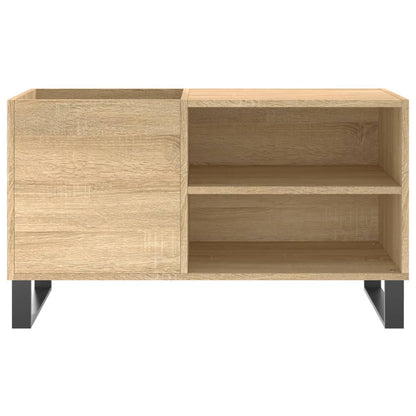 Platenkast 85X38X48 Cm Bewerkt Hout Sonoma Eikenkleurig 1