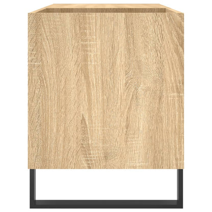 Platenkast 85X38X48 Cm Bewerkt Hout Sonoma Eikenkleurig 1