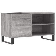 Platenkast 85X38X48 Cm Bewerkt Hout Eikenkleurig 1 Grijs sonoma