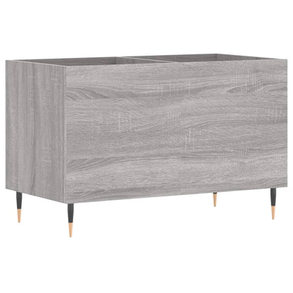 Platenkast 74,5X38X48 Cm Bewerkt Hout Grijs Sonoma Eikenkleurig