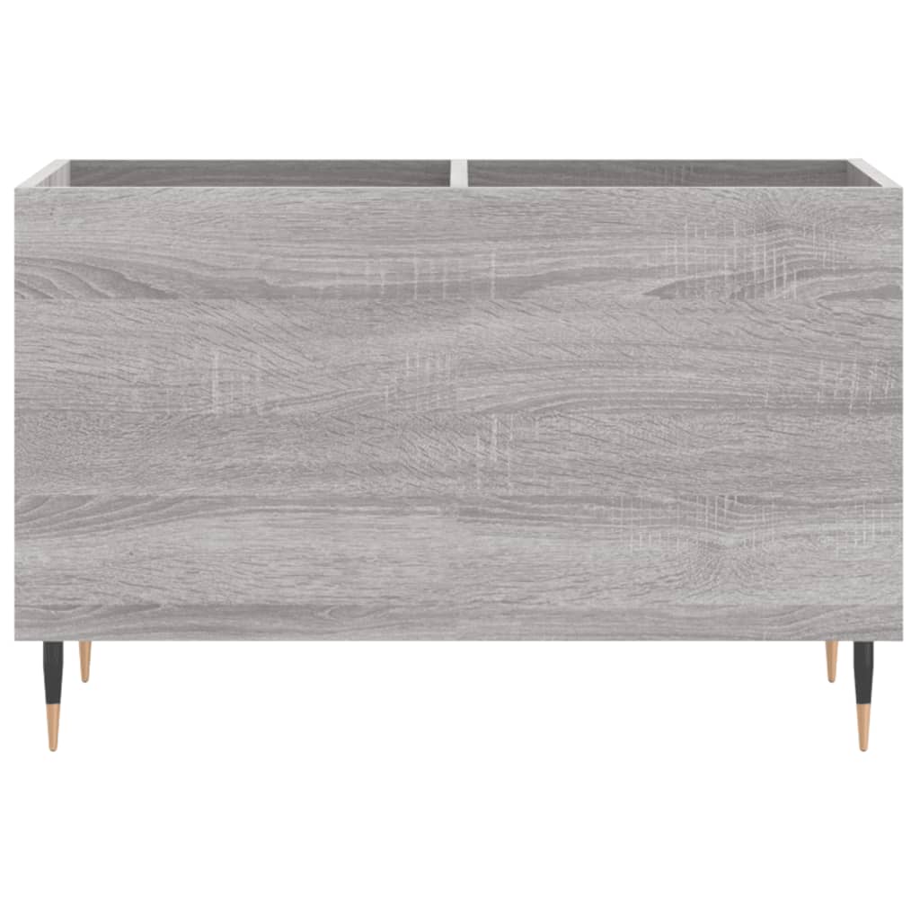 Platenkast 74,5X38X48 Cm Bewerkt Hout Grijs Sonoma Eikenkleurig