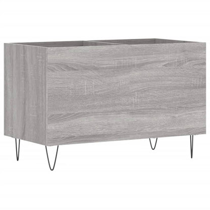 Platenkast 74,5X38X48 Cm Bewerkt Hout Grijs Sonoma Eikenkleurig