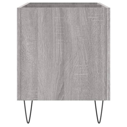Platenkast 74,5X38X48 Cm Bewerkt Hout Grijs Sonoma Eikenkleurig