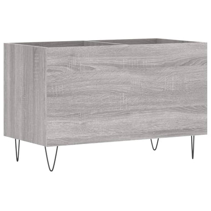 Platenkast 74,5X38X48 Cm Bewerkt Hout Grijs Sonoma Eikenkleurig