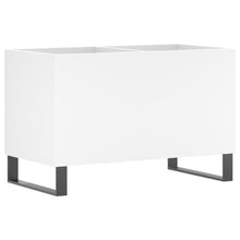 Platenkast 74,5X38X48 Cm Bewerkt Hout Wit