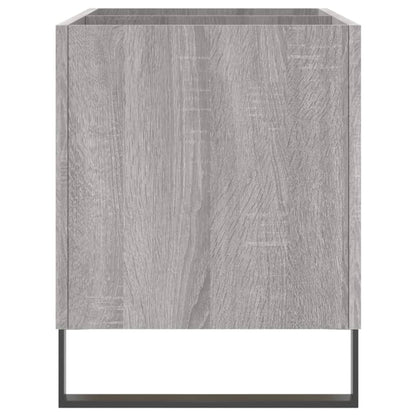 Platenkast 74,5X38X48 Cm Bewerkt Hout Grijs Sonoma Eikenkleurig