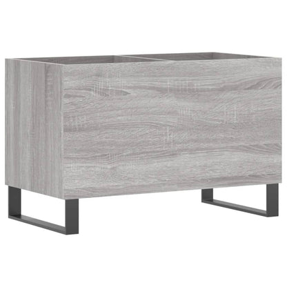 Platenkast 74,5X38X48 Cm Bewerkt Hout Grijs Sonoma Eikenkleurig