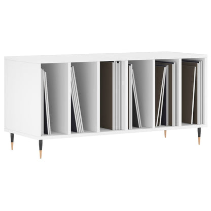 Platenkast 00X38X48 Cm Bewerkt Hout Wit