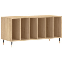 Platenkast 00X38X48 Cm Bewerkt Hout Kleurig Sonoma eiken