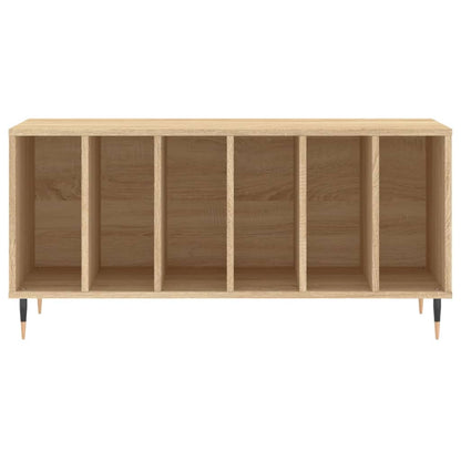 Platenkast 00X38X48 Cm Bewerkt Hout Kleurig Sonoma eiken