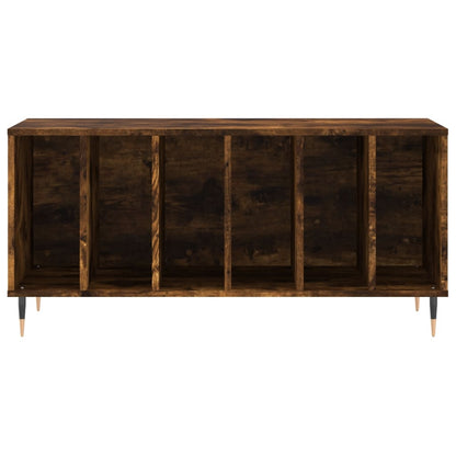 Platenkast 100X38X48 Cm Bewerkt Hout Gerookt Eikenkleurig