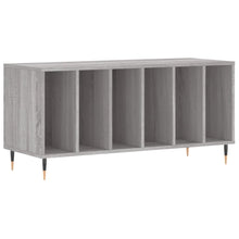 Platenkast 100X38X48 Cm Bewerkt Hout Grijs Sonoma Eikenkleurig
