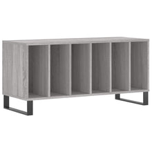 Platenkast 100X38X48 Cm Bewerkt Hout Grijs Sonoma Eikenkleurig