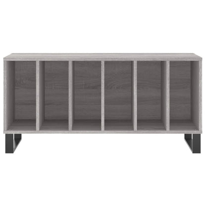 Platenkast 100X38X48 Cm Bewerkt Hout Grijs Sonoma Eikenkleurig