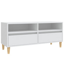 Tv-Meubel 100X34,5X44,5 Cm Bewerkt Hout Wit 100 cm 34.5 cm