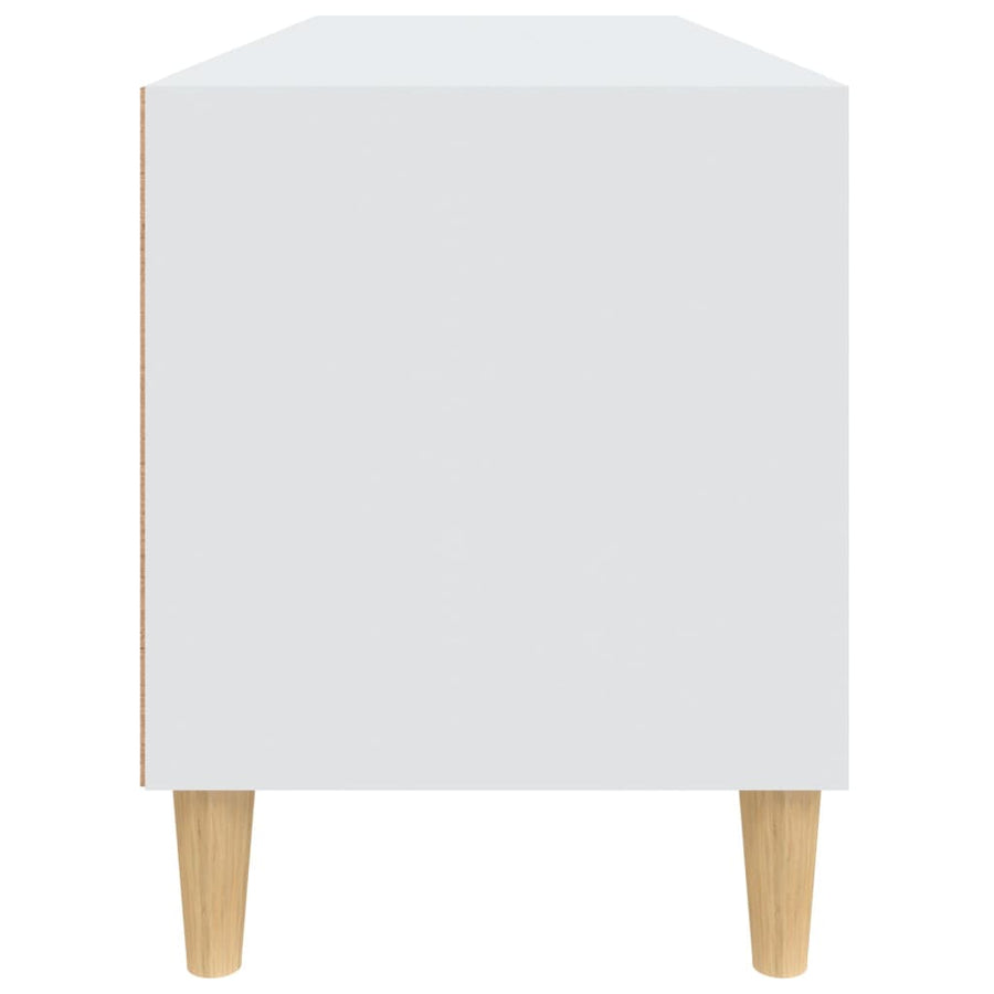 Tv-Meubel 100X34,5X44,5 Cm Bewerkt Hout Wit 100 cm 34.5 cm