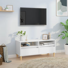 Tv-Meubel 100X34,5X44,5 Cm Bewerkt Hout Wit 100 cm 34.5 cm