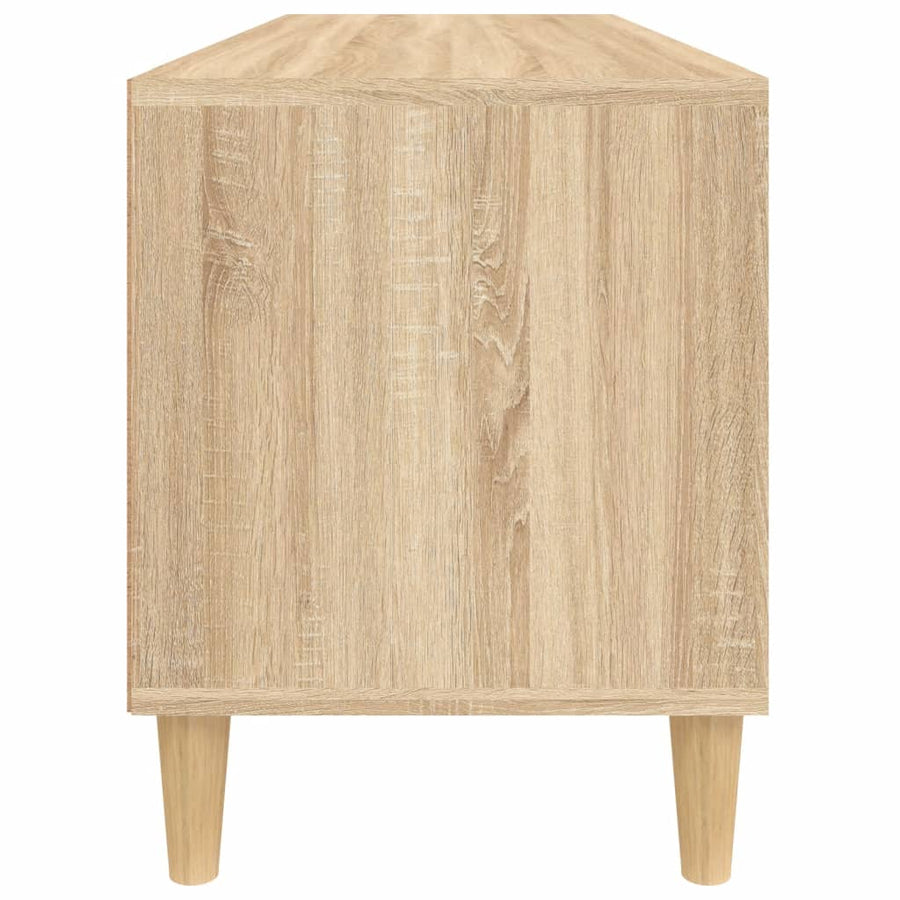 Tv-meubel 100x34,5x44,5 cm bewerkt hout sonoma eikenkleurig