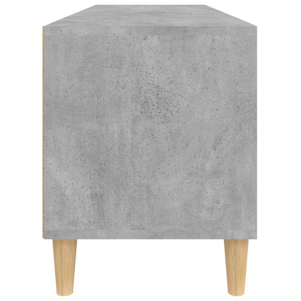 Tv-Meubel 100X34,5X44,5 Cm Bewerkt Hout Betongrijs 100 cm 34.5 cm