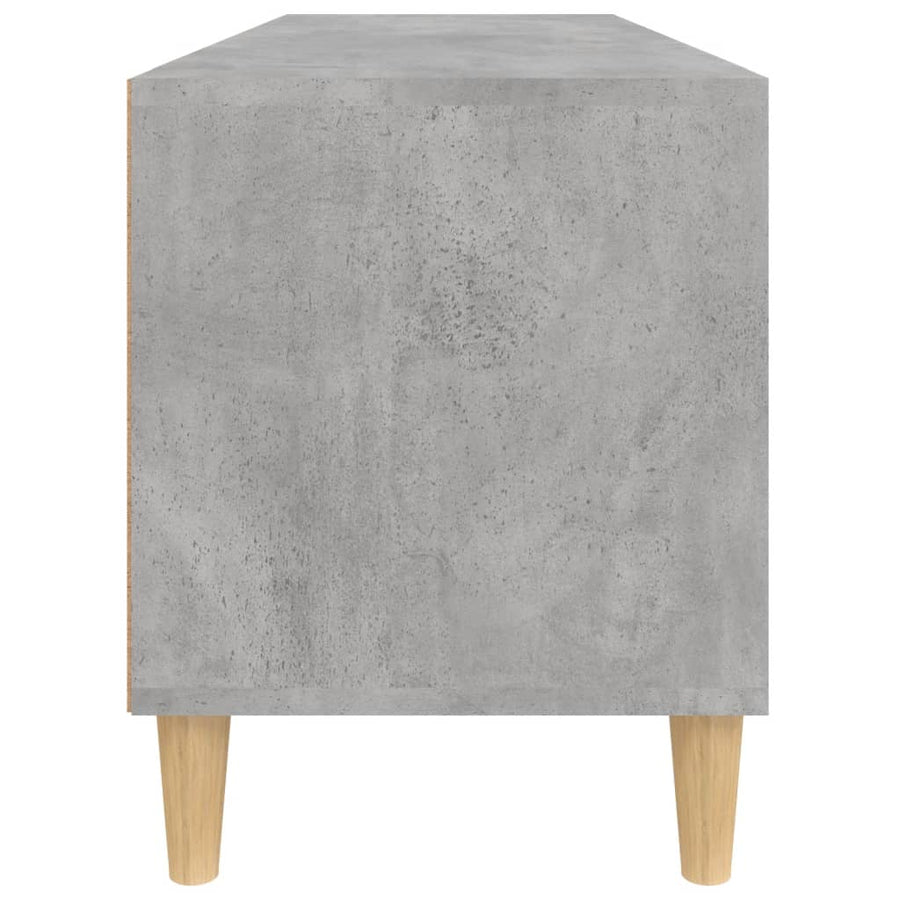 Tv-Meubel 100X34,5X44,5 Cm Bewerkt Hout Betongrijs 100 cm 34.5 cm