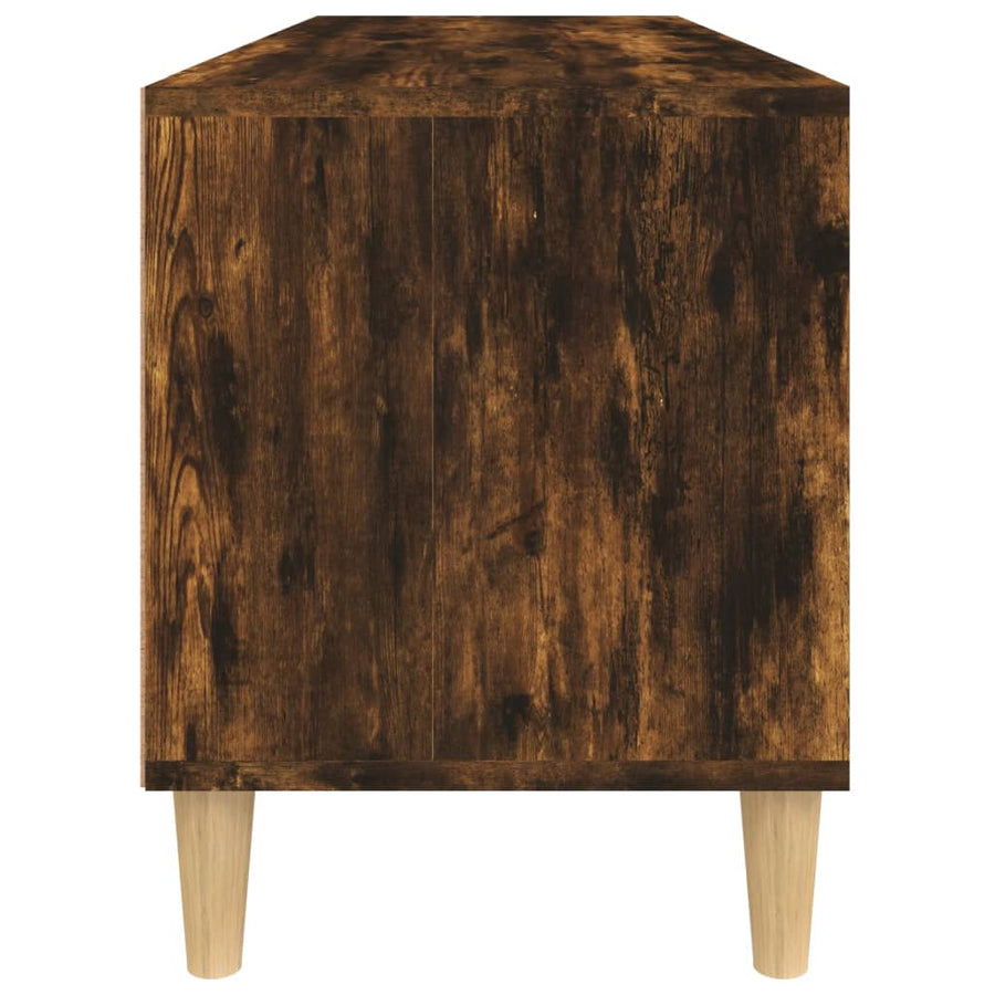 Tv-Meubel 00X34,5X44,5 Cm Bewerkt Hout Kleurig 100 x 34.5 x 44.5 cm Gerookt eiken