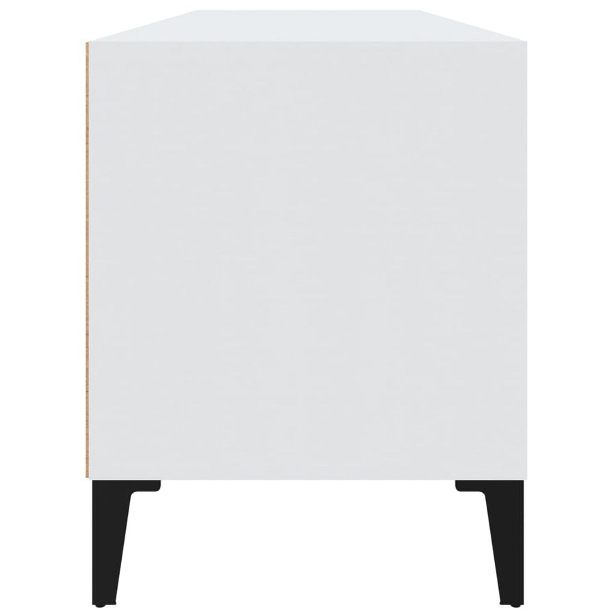 Tv-Meubel 00X34,5X44,5 Cm Bewerkt Hout 100 x 34.5 x 44.5 cm Wit