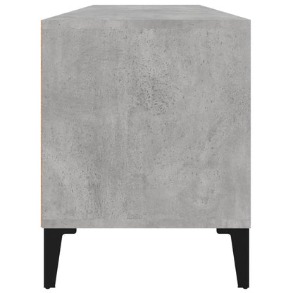 Tv-Meubel 100X34,5X44,5 Cm Bewerkt Hout Betongrijs Sonoma Eiken