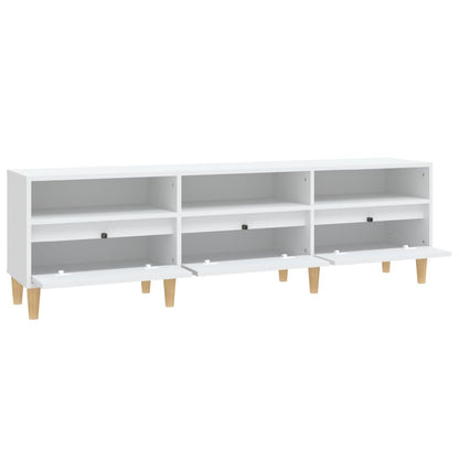 Tv-Meubel 50X30X44,5 Cm Bewerkt Hout 150 x 30 x 44.5 cm Wit