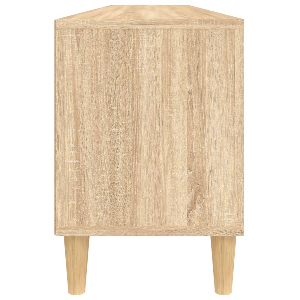Tv-Meubel 150X30X44,5 Cm Bewerkt Hout Kleurig 150 x 30 x 44.5 cm Sonoma eiken