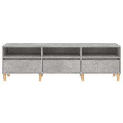 Tv-Meubel 50X30X44,5 Cm Bewerkt Hout 150 x 30 x 44.5 cm Betongrijs