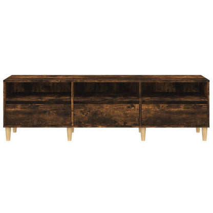 Tv-Meubel 50X30X44,5 Cm Bewerkt Hout Kleurig 150 x 30 x 44.5 cm Gerookt eiken