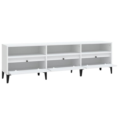 Tv-Meubel 50X30X44,5 Cm Bewerkt Hout 150 x 30 x 44.5 cm Wit