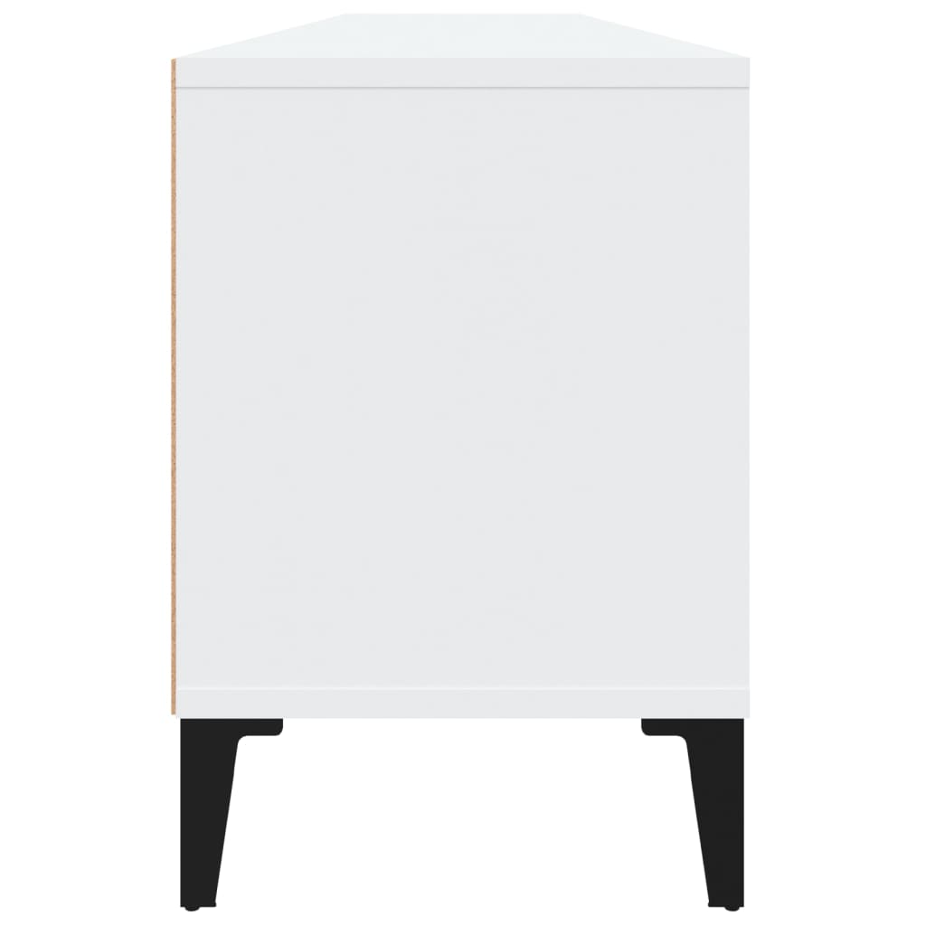 Tv-Meubel 50X30X44,5 Cm Bewerkt Hout 150 x 30 x 44.5 cm Wit