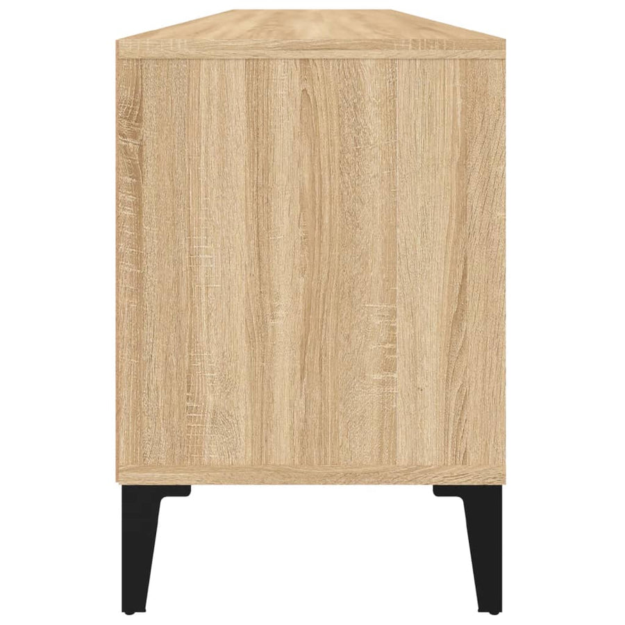 Tv-Meubel 150X30X44,5 Cm Bewerkt Hout Kleurig 150 x 30 x 44.5 cm Sonoma eiken