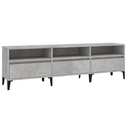 Tv-Meubel 50X30X44,5 Cm Bewerkt Hout 150 x 30 x 44.5 cm Betongrijs