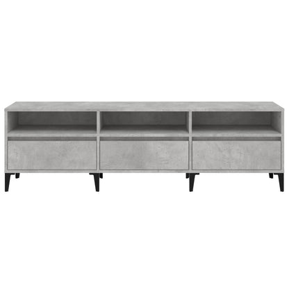 Tv-Meubel 50X30X44,5 Cm Bewerkt Hout 150 x 30 x 44.5 cm Betongrijs