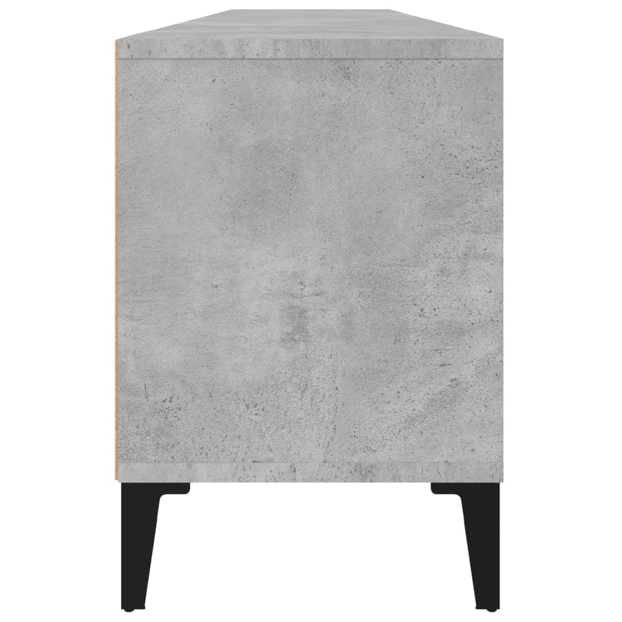 Tv-Meubel 50X30X44,5 Cm Bewerkt Hout 150 x 30 x 44.5 cm Betongrijs
