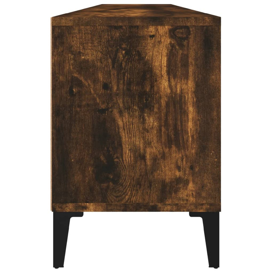 Tv-Meubel 150X30X44,5 Cm Bewerkt Hout Kleurig 150 x 30 x 44.5 cm Gerookt eiken
