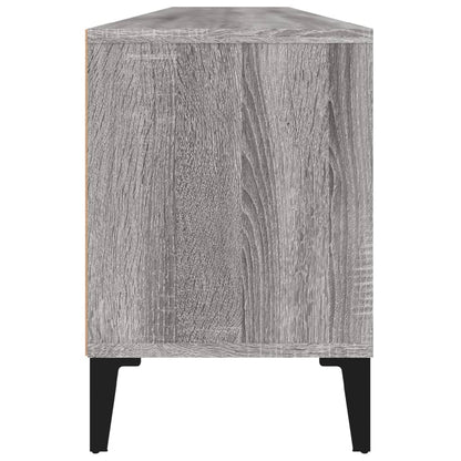 Tv-Meubel 50X30X44,5 Cm Bewerkt Hout Eikenkleurig 150 x 30 x 44.5 cm Grijs sonoma