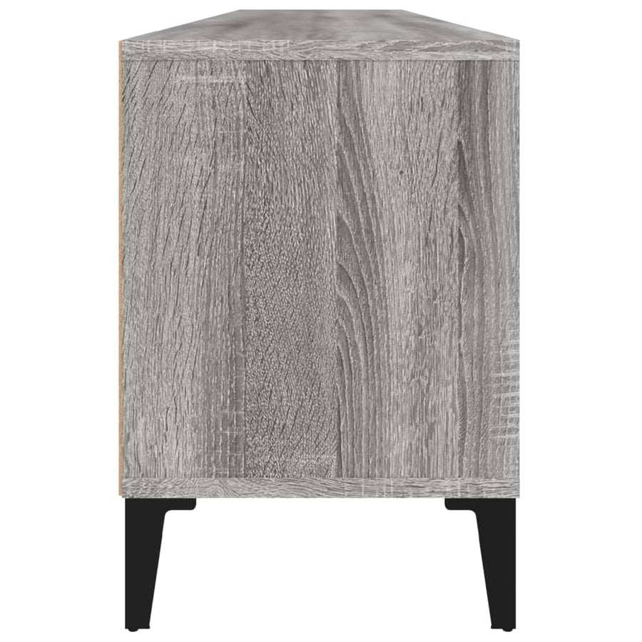 Tv-Meubel 50X30X44,5 Cm Bewerkt Hout Eikenkleurig 150 x 30 x 44.5 cm Grijs sonoma