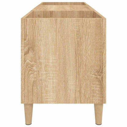 Platenkast Bewerkt Hout Kleurig 121 x 38 x 48 cm Sonoma eiken