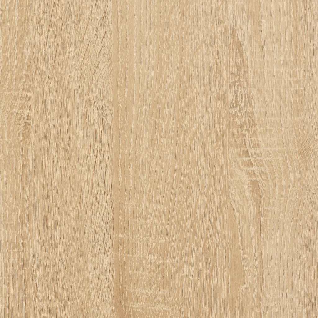 Platenkast Bewerkt Hout Kleurig 121 x 38 x 48 cm Sonoma eiken