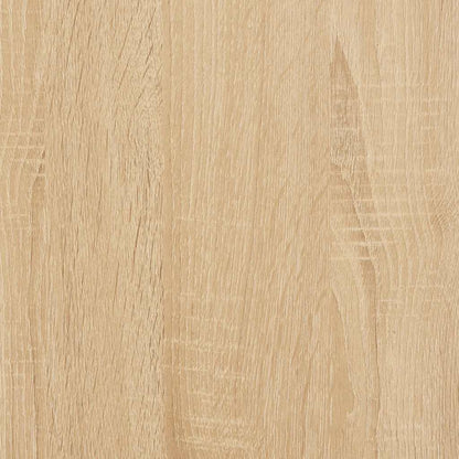 Platenkast Bewerkt Hout Kleurig 121 x 38 x 48 cm Sonoma eiken