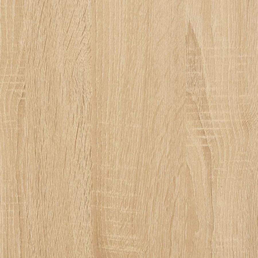 Platenkast Bewerkt Hout Kleurig 121 x 38 x 48 cm Sonoma eiken