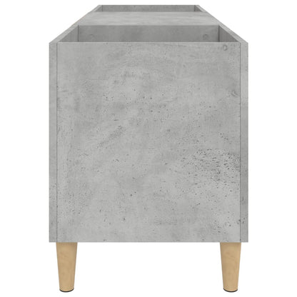 Platenkast 121X38X48 Cm Bewerkt Hout Betongrijs