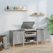 Platenkast 121x38x48 cm grijs sonoma eiken