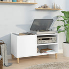 Record cabinet 84.5x38x48 cm treated wood white