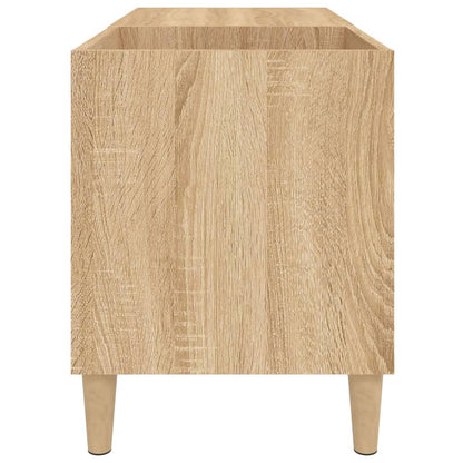 Platenkast 84,5X38X48 Cm Bewerkt Hout Sonoma Eikenkleurig 1 84.5 x 38 x 48 cm