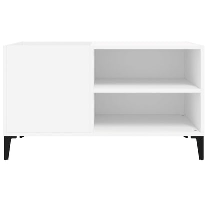 Platenkast 84,5X38X48 Cm Bewerkt Hout 84.5 x 38 x 48 cm Wit